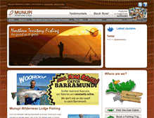 Tablet Screenshot of munupiwildernesslodge.com
